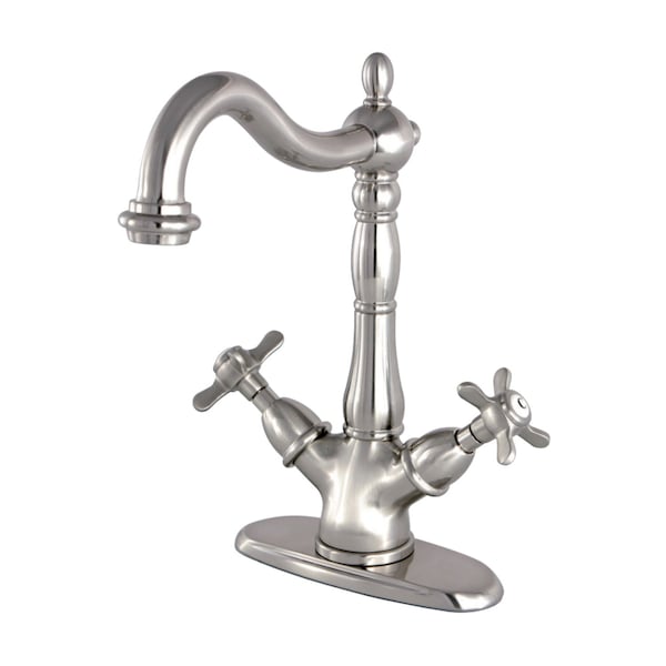 KS1498BEX Vessel Sink Faucet, Brushed Nickel
